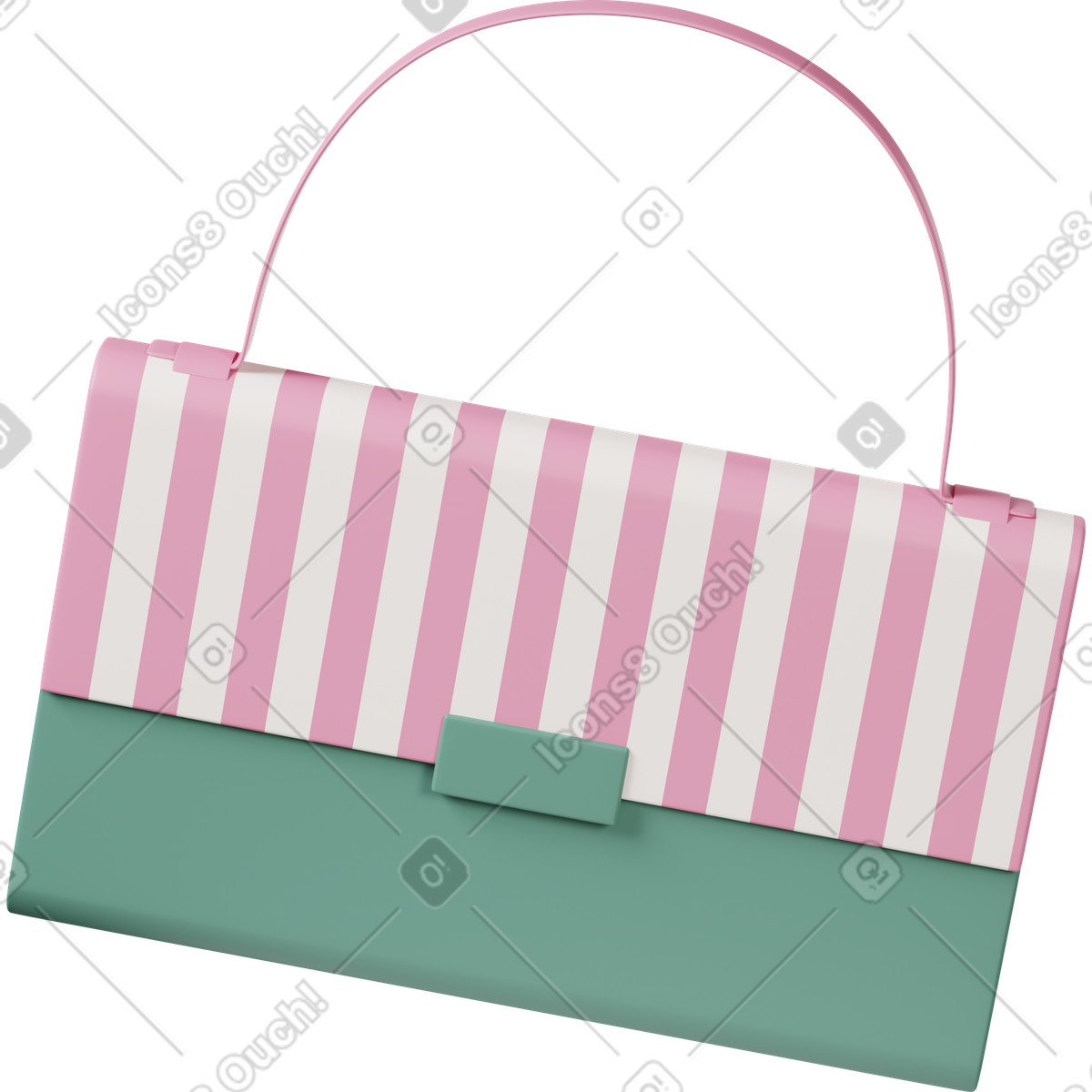 Illustration Bag dans le style 3D Casual life à télécharger aux formats PNG, SVG