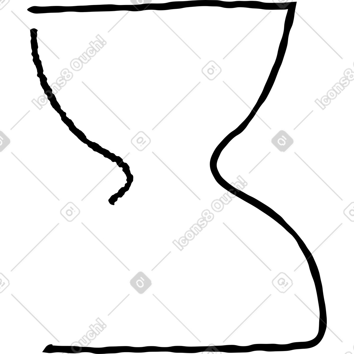 Illustration Sablier dans le style Puzzle à télécharger aux formats PNG, SVG