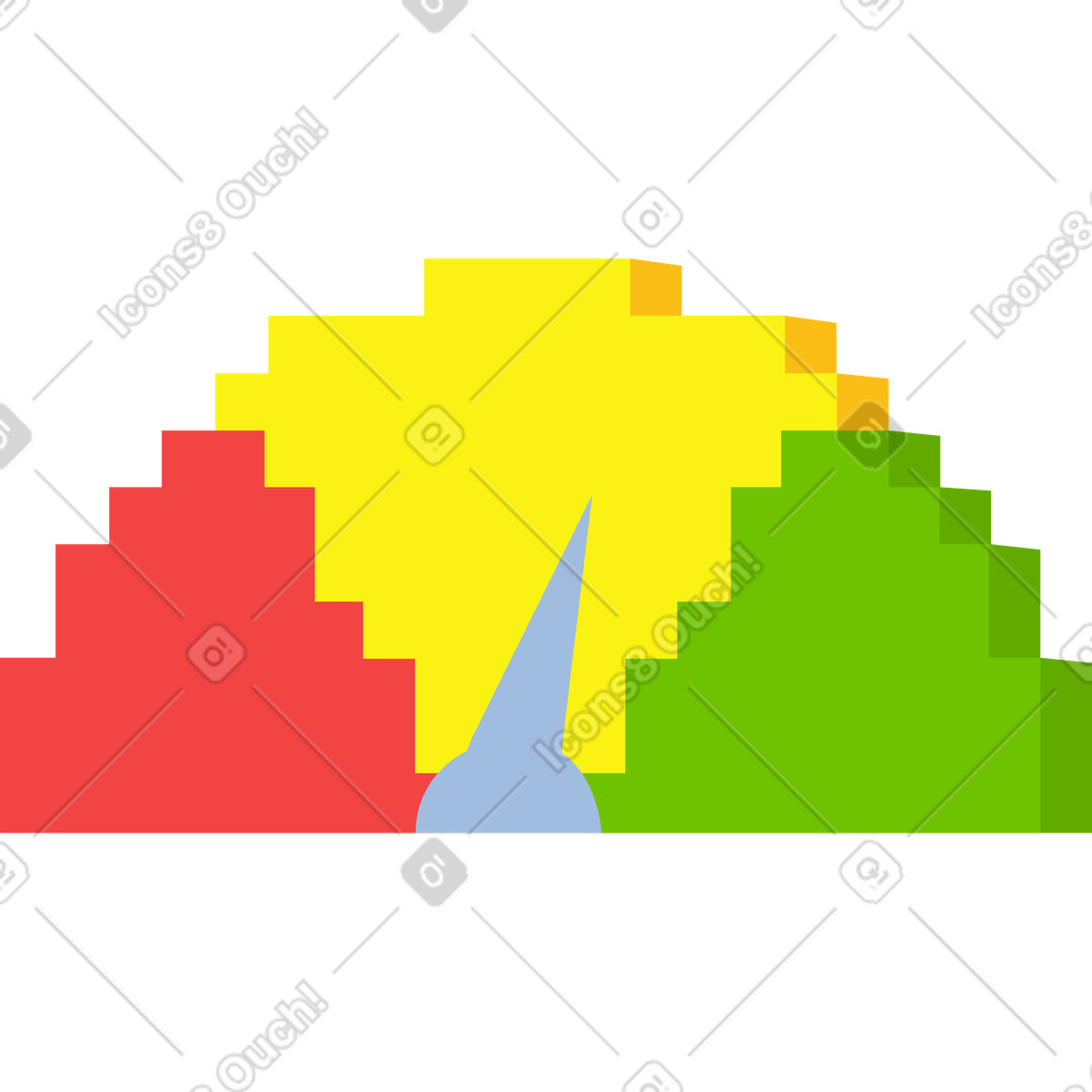 Risk calculation panel illustration in 8bit style download in PNG, SVG