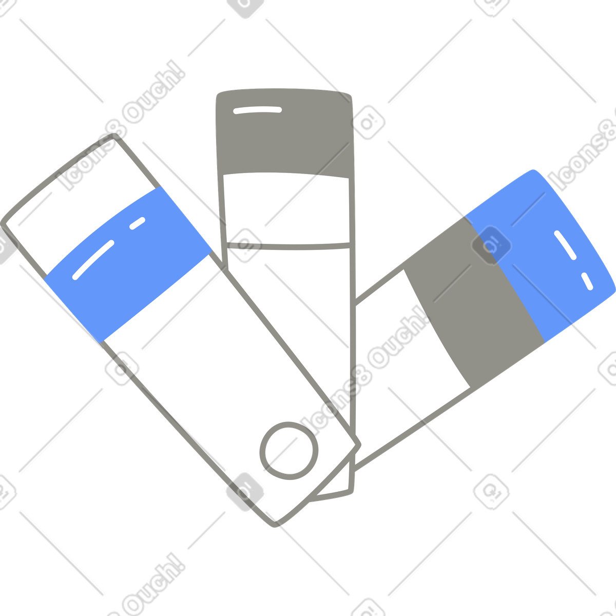 Tavolozza illustrazione in stile Plain scarica in PNG, SVG