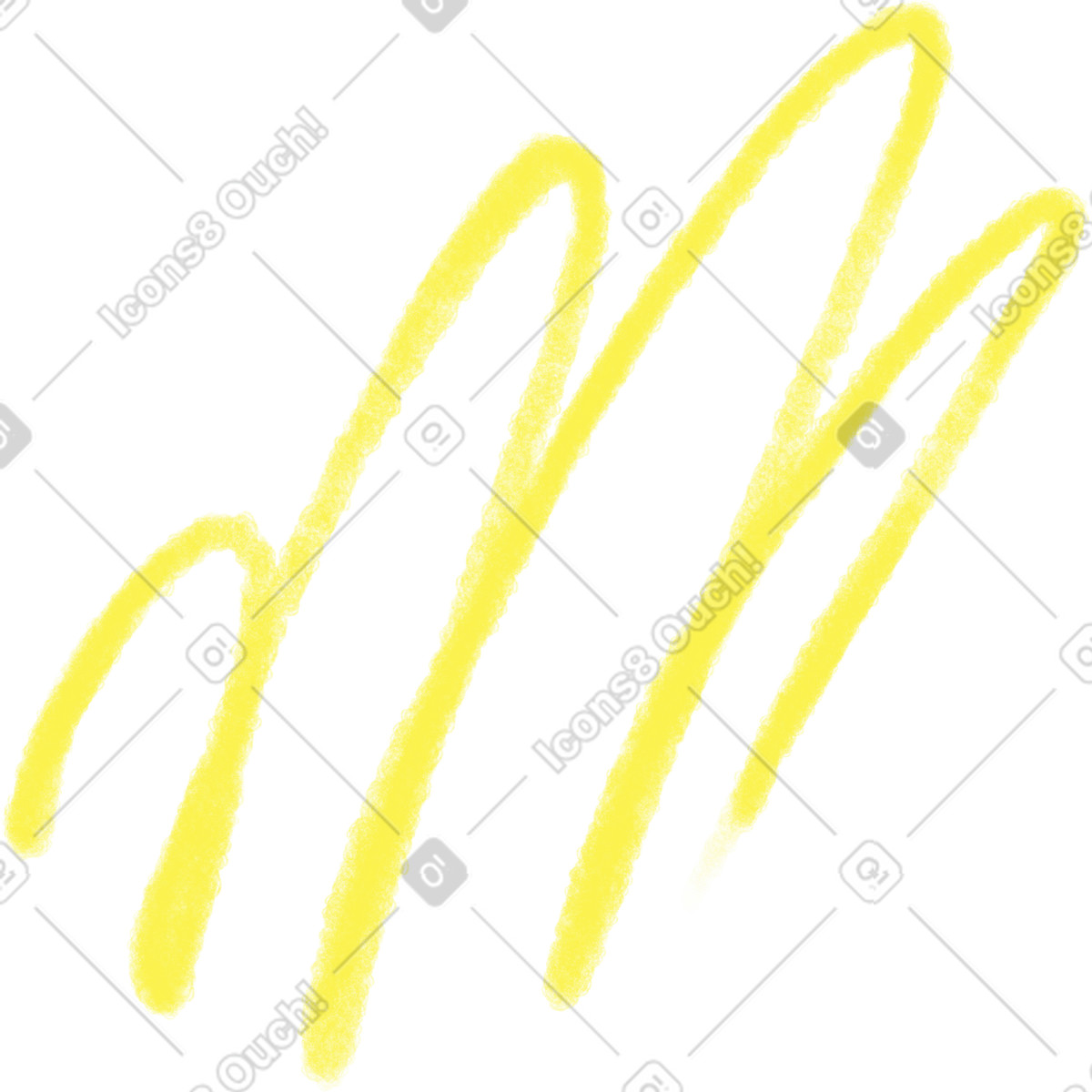 Illustration Yellow spiral shape dans le style Doodle à télécharger aux formats PNG, SVG