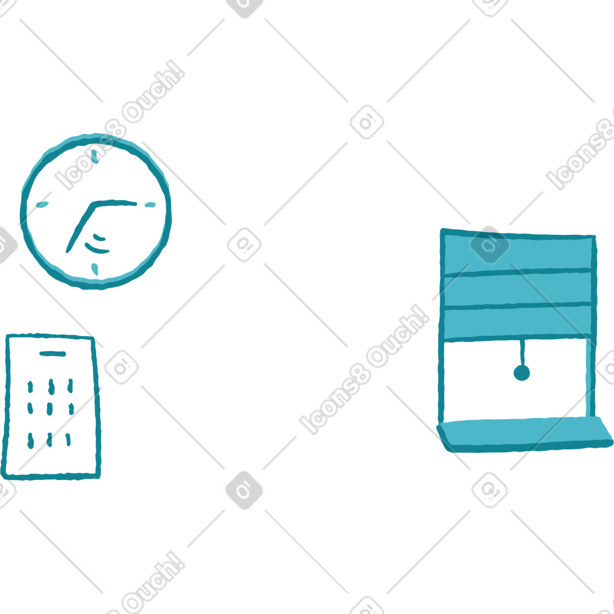 Flamenco スタイルの 教室 のイラストをPNG、SVG形式でダウンロード