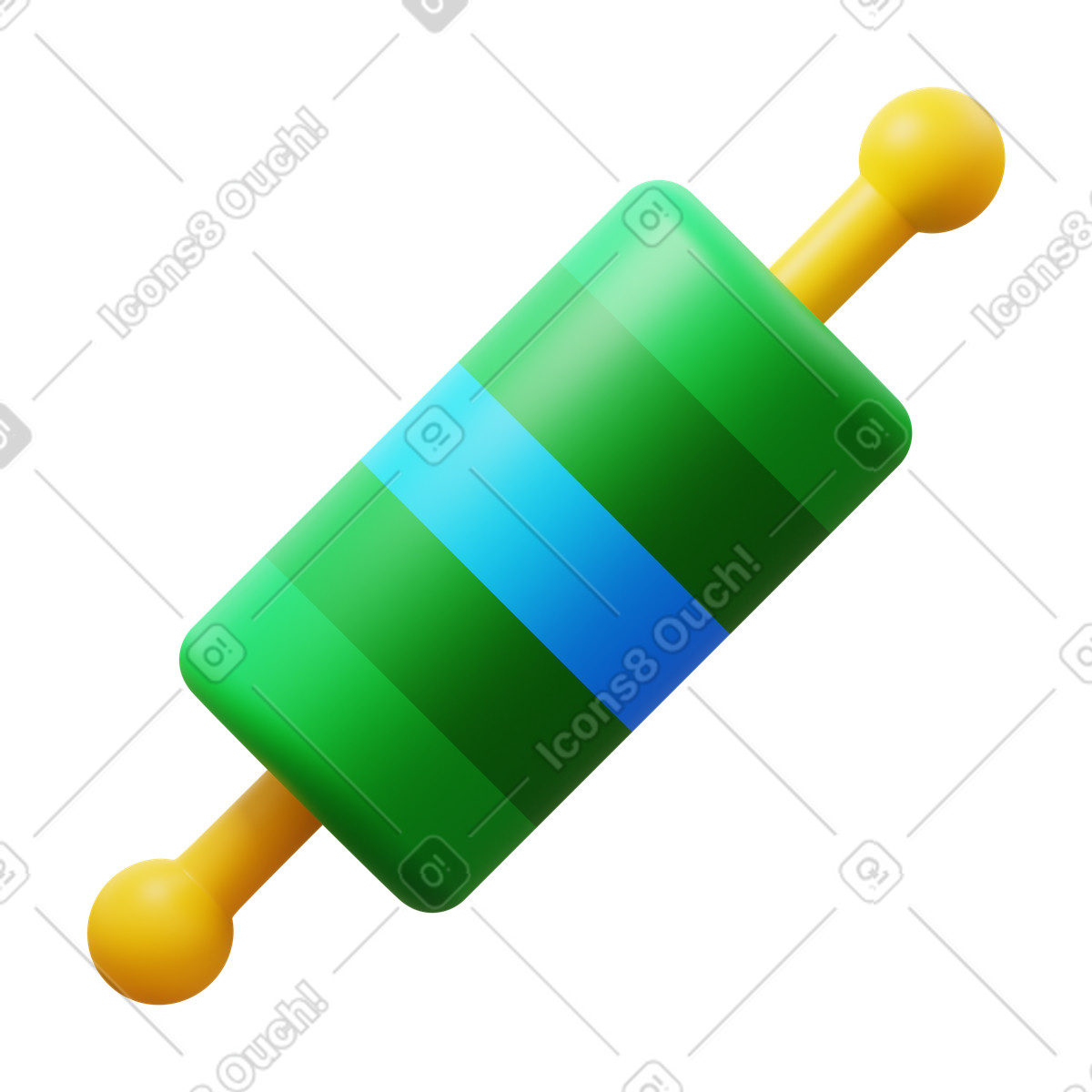3D Fluency スタイルの Heater resistor のイラストをPNG、SVG形式でダウンロード