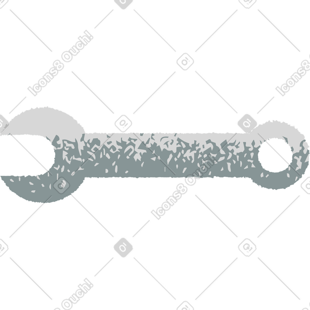 Ilustração de Chave inglesa em no estilo Mirage para baixar em PNG, SVG