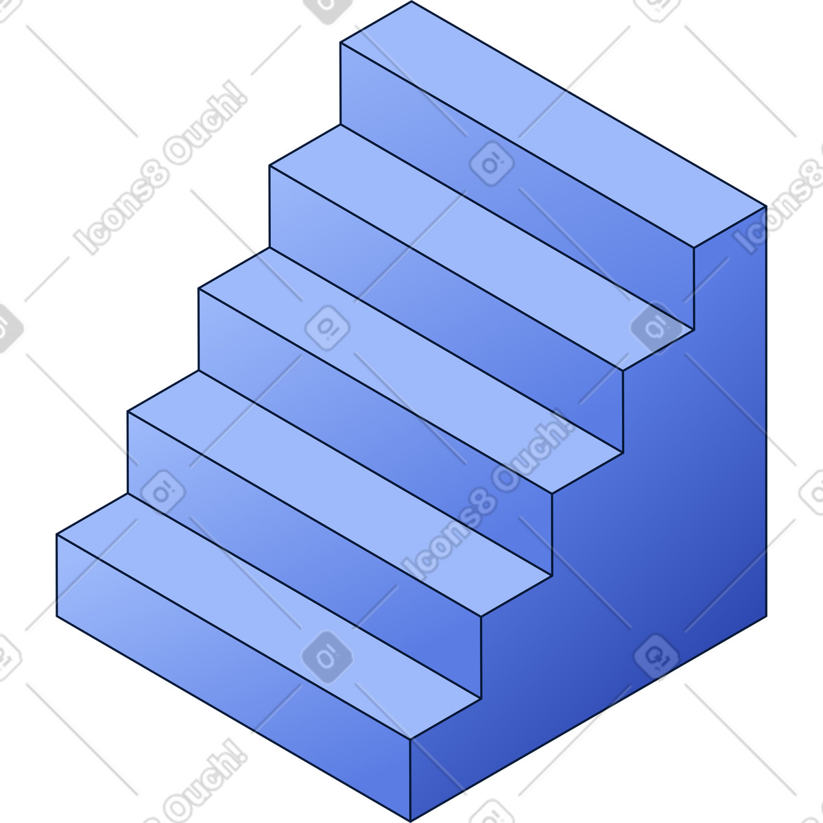 Le scale illustrazione in stile Neat scarica in PNG, SVG