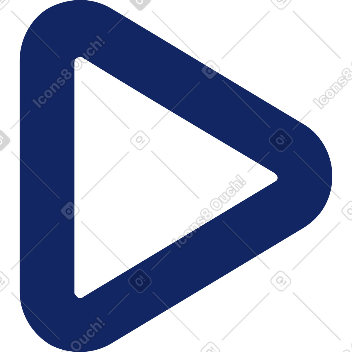 Play icon illustration in PNG, SVG