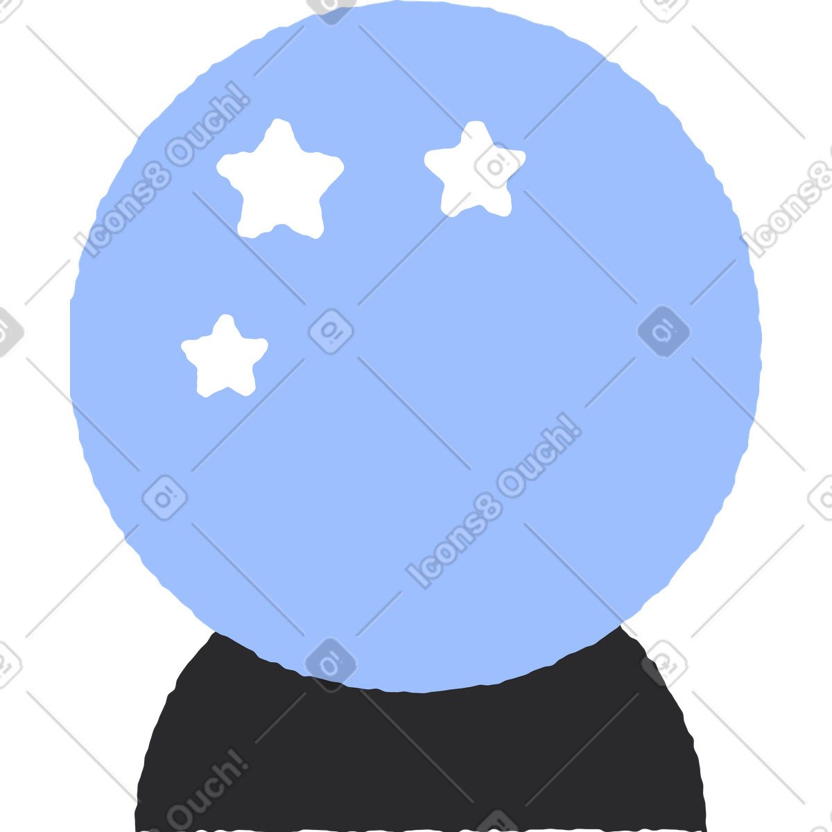 Magischer ball-Illustration im Pablo-Stil als Download in PNG, SVG