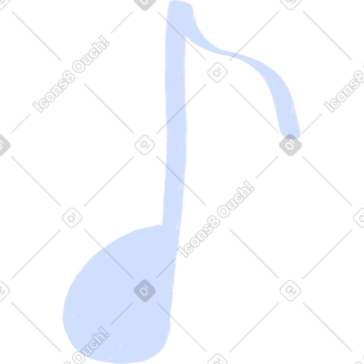 Quirky スタイルの Small white note のイラストをPNG、SVG形式でダウンロード