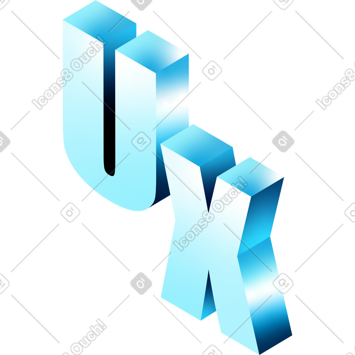 Glare スタイルの うーん のイラストをPNG、SVG形式でダウンロード