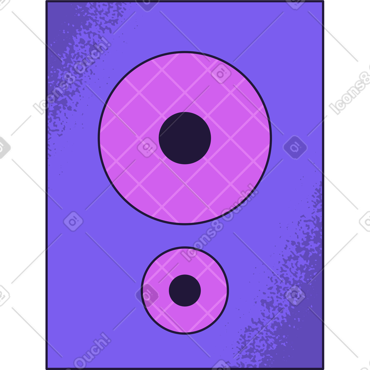 下载 Conifer 风格的 扩音器 插画，支持 PNG、SVG 格式