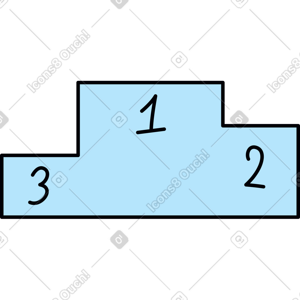 Illustration Gagnants du placard dans le style Droll à télécharger aux formats PNG, SVG