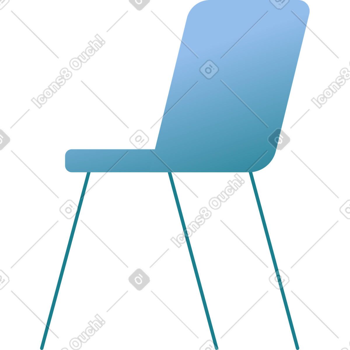 下载 Beam 风格的 Chair 插画，支持 PNG、SVG 格式