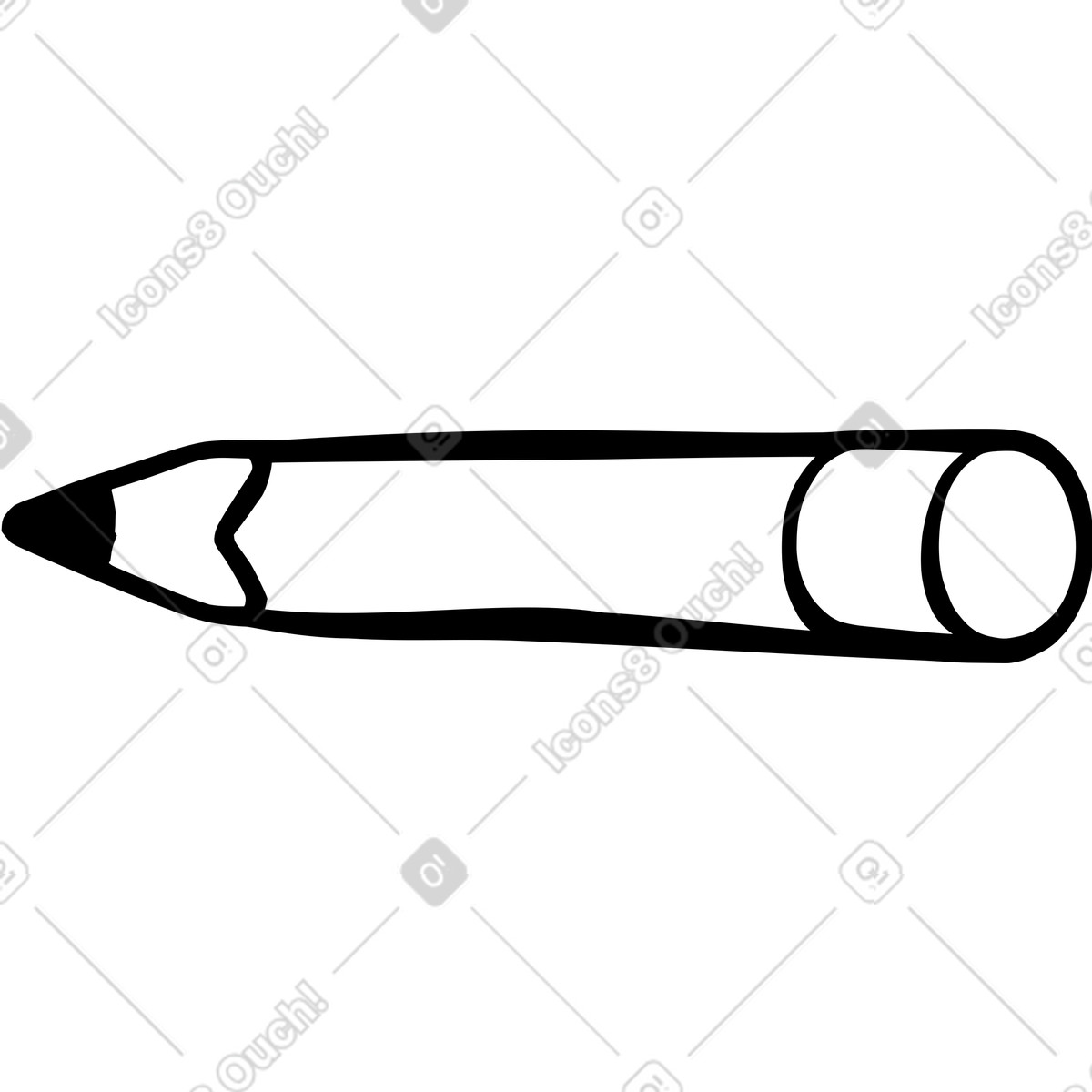 Journal スタイルの 鉛筆 のイラストをPNG、SVG形式でダウンロード