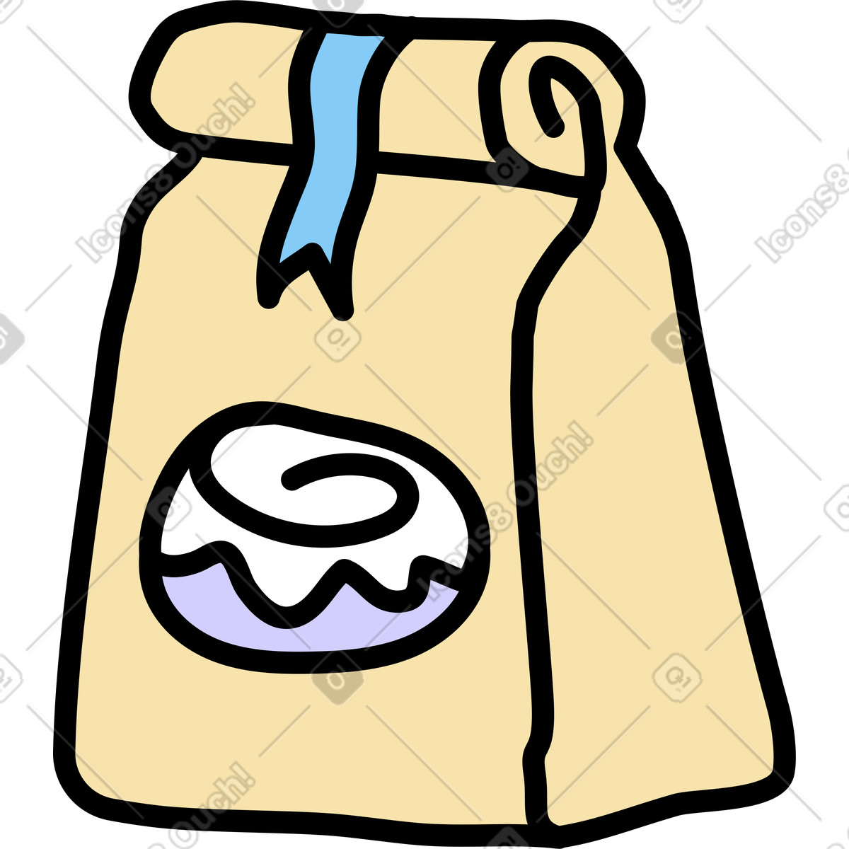 Ilustração de Pacote papel em no estilo Notes para baixar em PNG, SVG