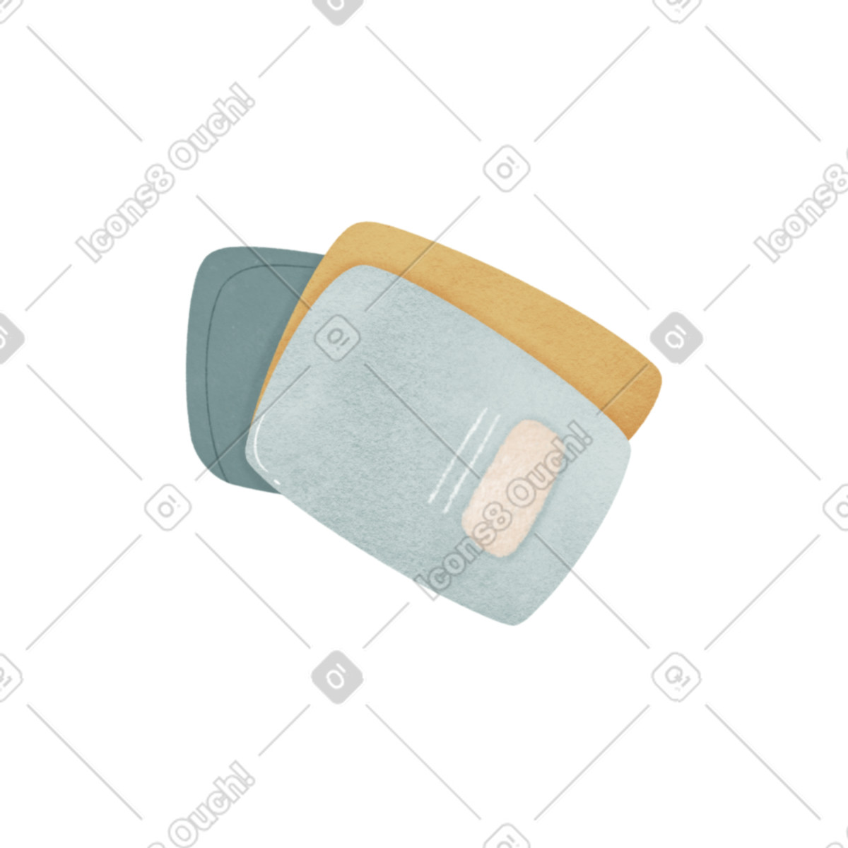 Ilustración Carpetas en estilo Woolly a descargar en PNG y SVG