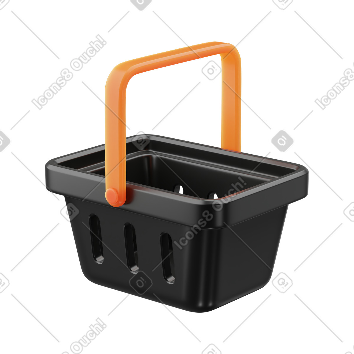 Basket illustration in PNG, SVG