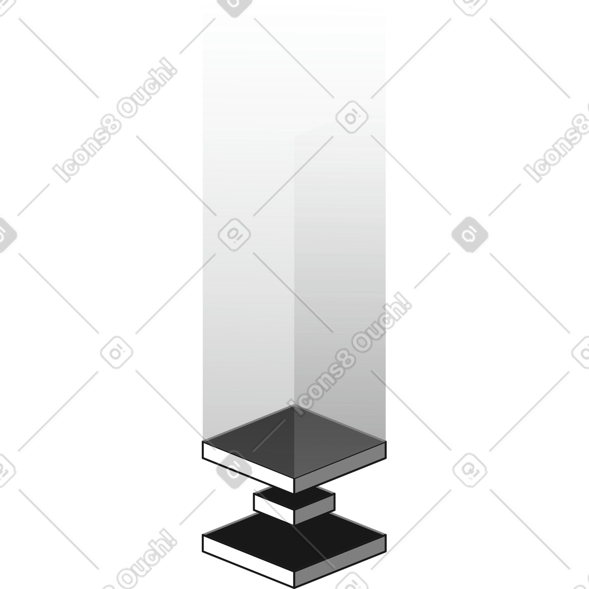 Box one illustration in Futuristic style download in PNG, SVG