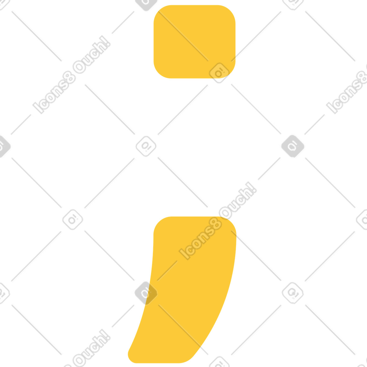 Juicy スタイルの セミコロン のイラストをPNG、SVG形式でダウンロード