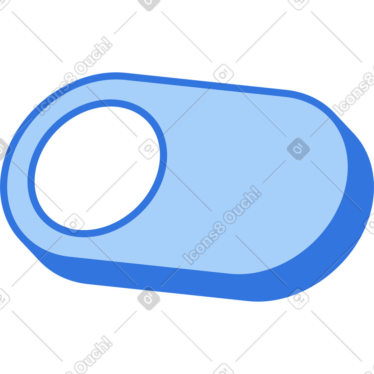 Toggle illustration in Sky style download in PNG, SVG
