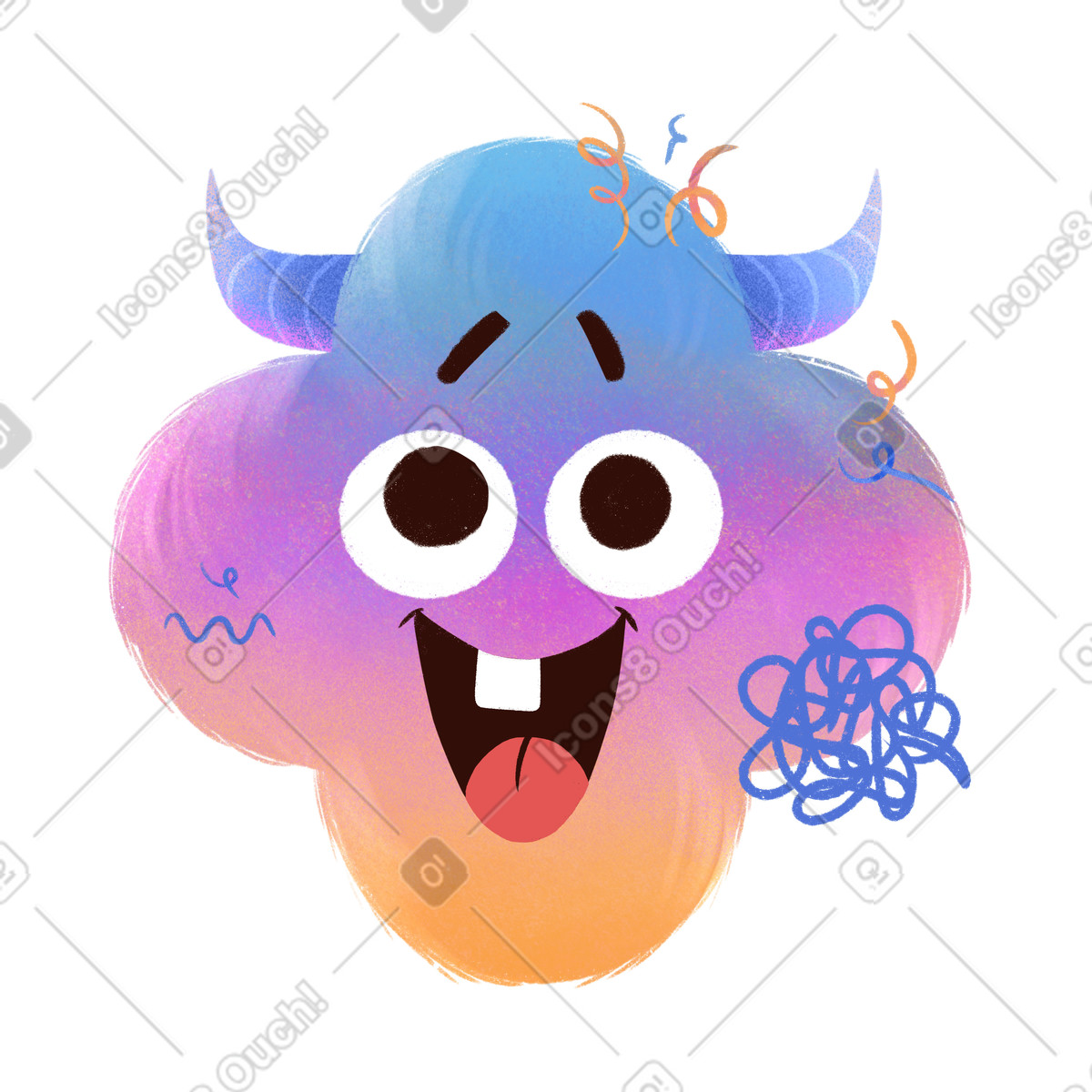 Иллюстрация Возбуждение в PNG и SVG