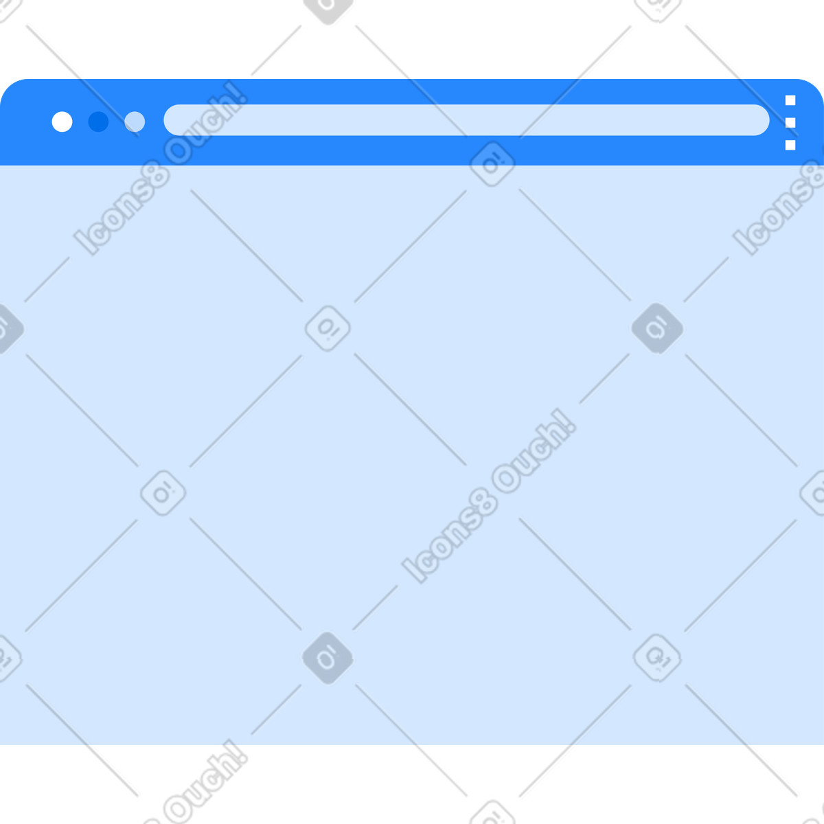 Urban スタイルの ブラウザ のイラストをPNG、SVG形式でダウンロード