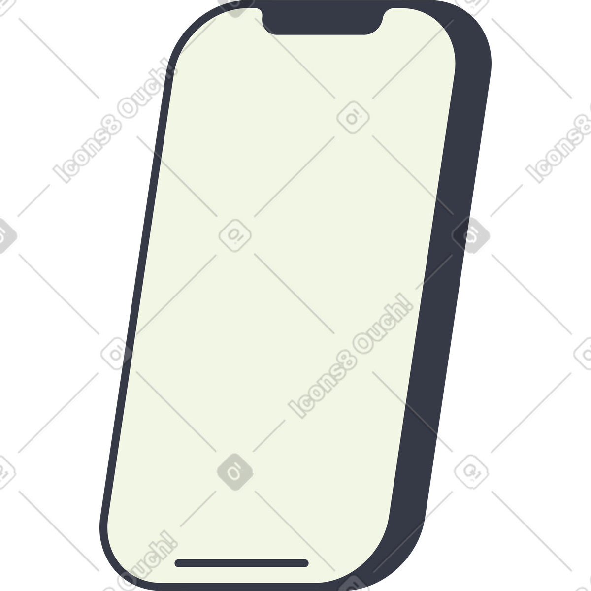 Telefon animierte Illustration im Abstract-Stil als Download in GIF, Lottie (JSON), AE