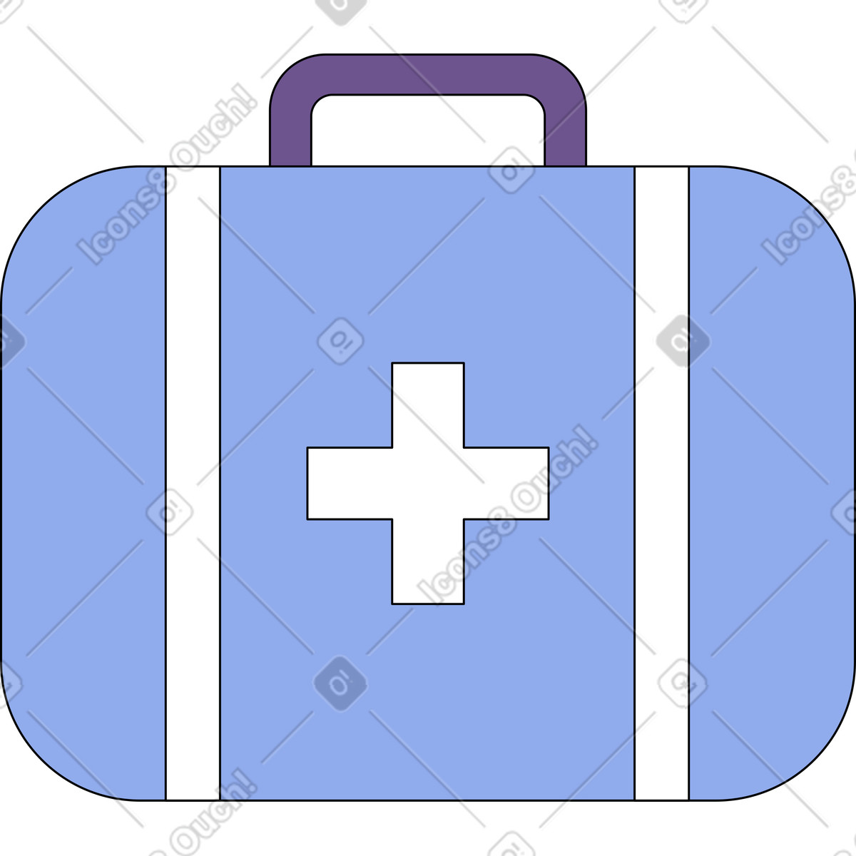 Medical case illustration in Bloom style download in PNG, SVG