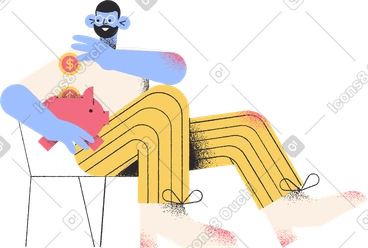 Man with money PNG, SVG