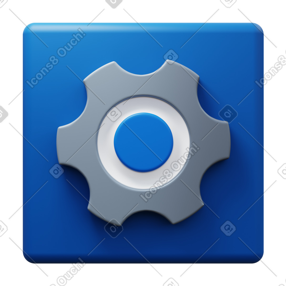 Automatic illustration in 3D Fluency style download in PNG, SVG
