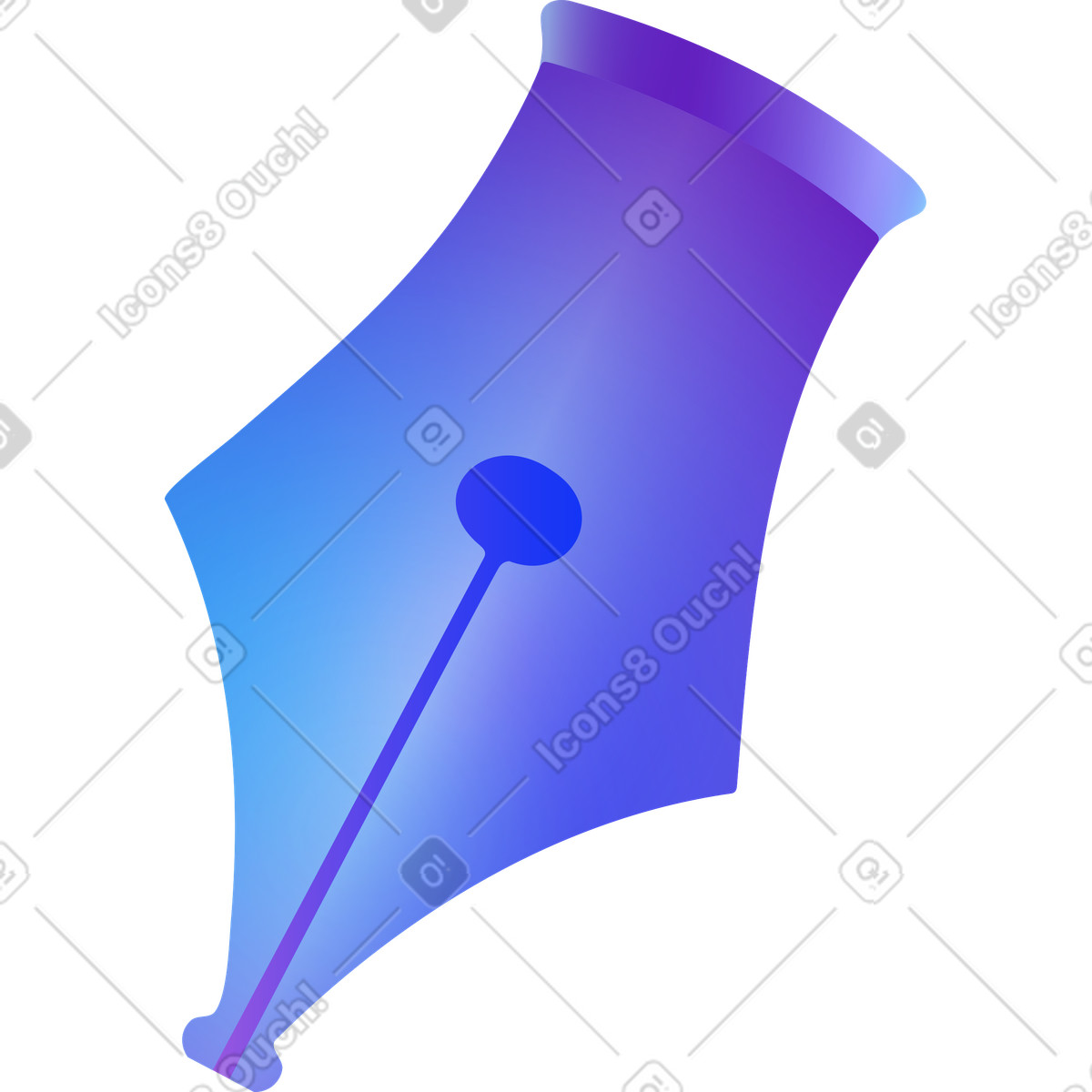 Ilustración Herramienta de pluma illustrator en estilo Hi-tech a descargar en PNG y SVG