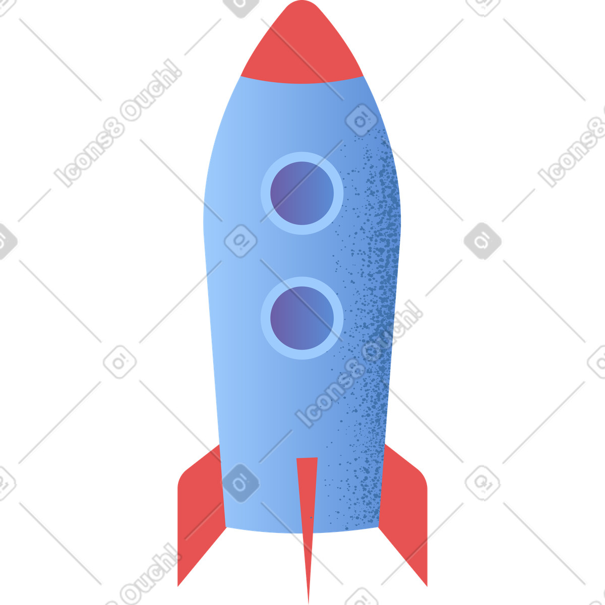 下载 Pale 风格的 火箭 插画，支持 PNG、SVG 格式