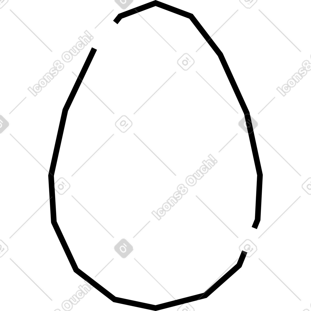 Illustration Oeuf dans le style Amethyst à télécharger aux formats PNG, SVG