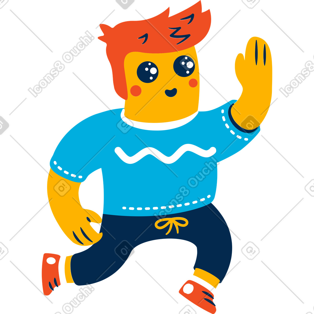 下载 Flame 风格的 高个子五人 插画，支持 PNG、SVG 格式