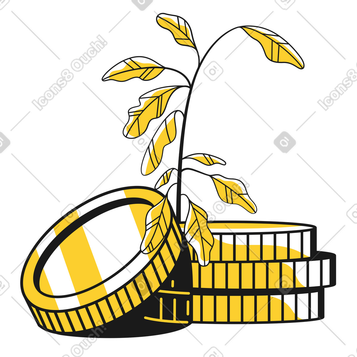 Ilustración No puede crecer en estilo Taxi a descargar en PNG y SVG