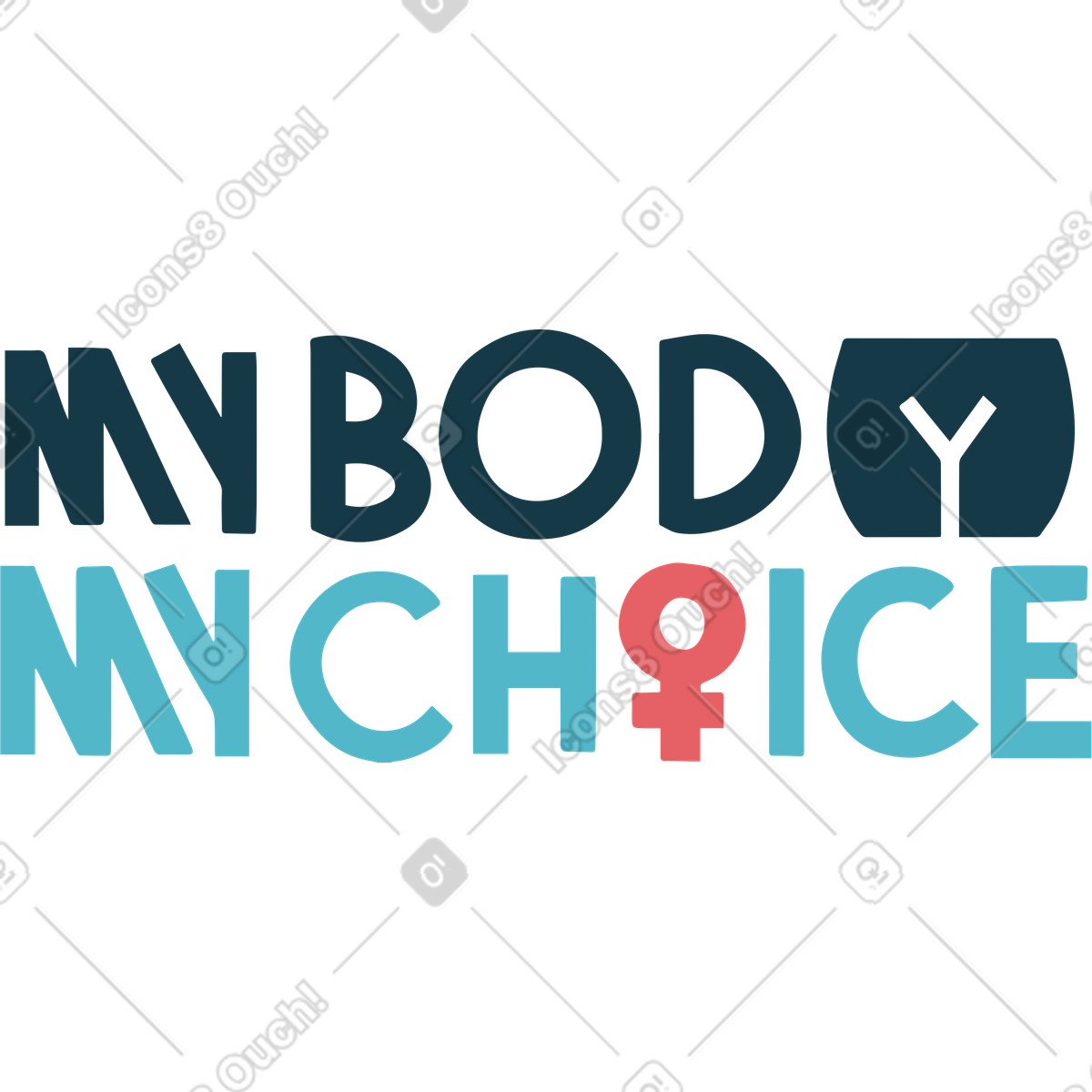 My body choice illustration in Flamenco style download in PNG, SVG