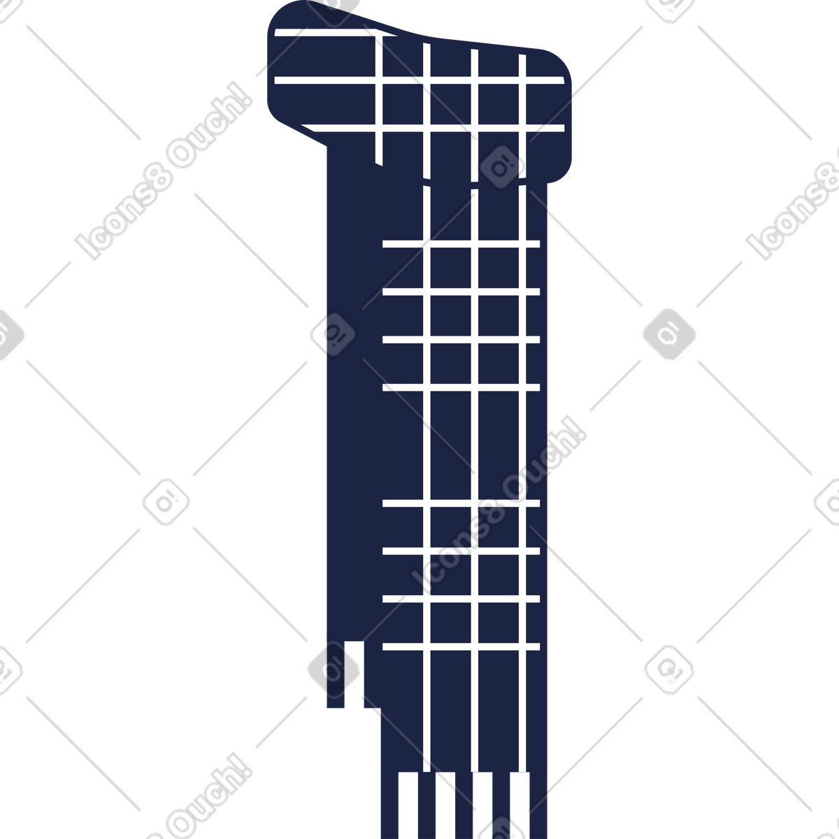 Scarf illustration in Urban Line style download in PNG, SVG