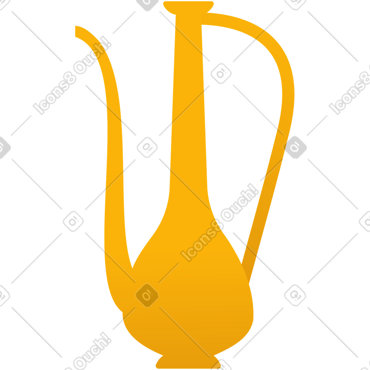 Indian jug illustration in Clip style download in PNG, SVG