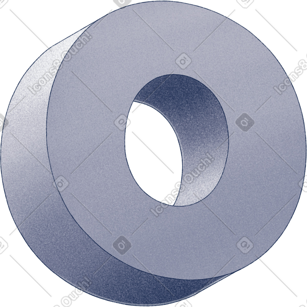下载 Haze 风格的 Letter o 插画，支持 PNG、SVG 格式