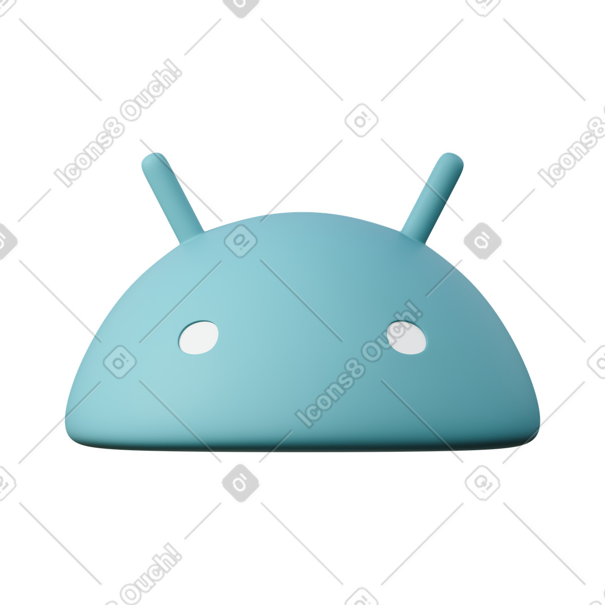 Android os illustrazione in stile 3D Sugary scarica in PNG, SVG