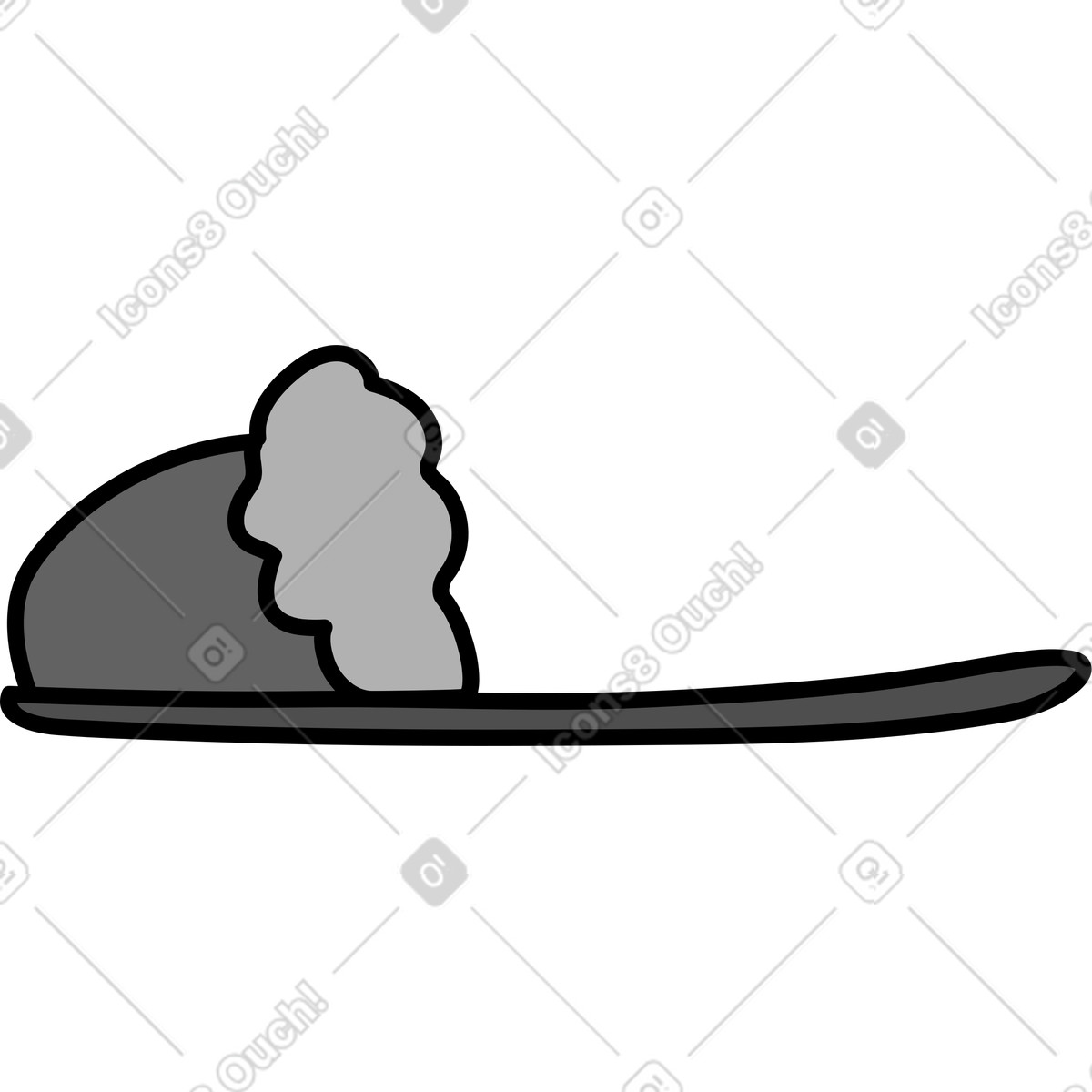 Pubblicazione illustrazione in stile Purr scarica in PNG, SVG