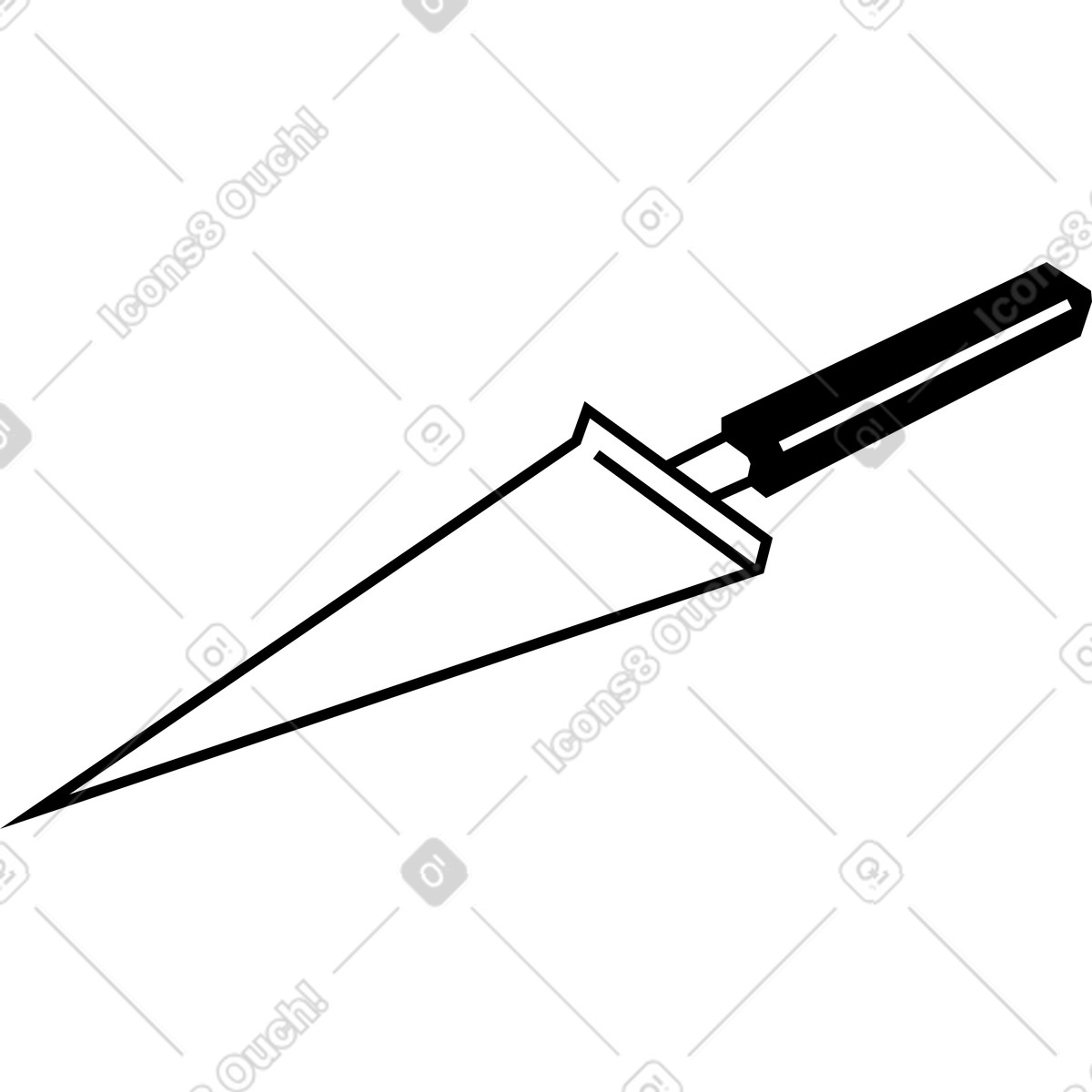 Ilustração de Espátula para bolo em no estilo Amethyst baixar em PNG, SVG
