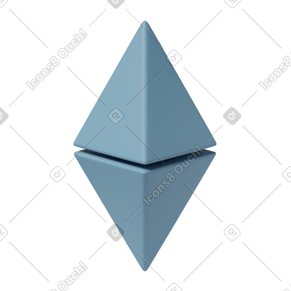 Ilustração de Ethereum em no estilo 3D Casual life para baixar em PNG, SVG