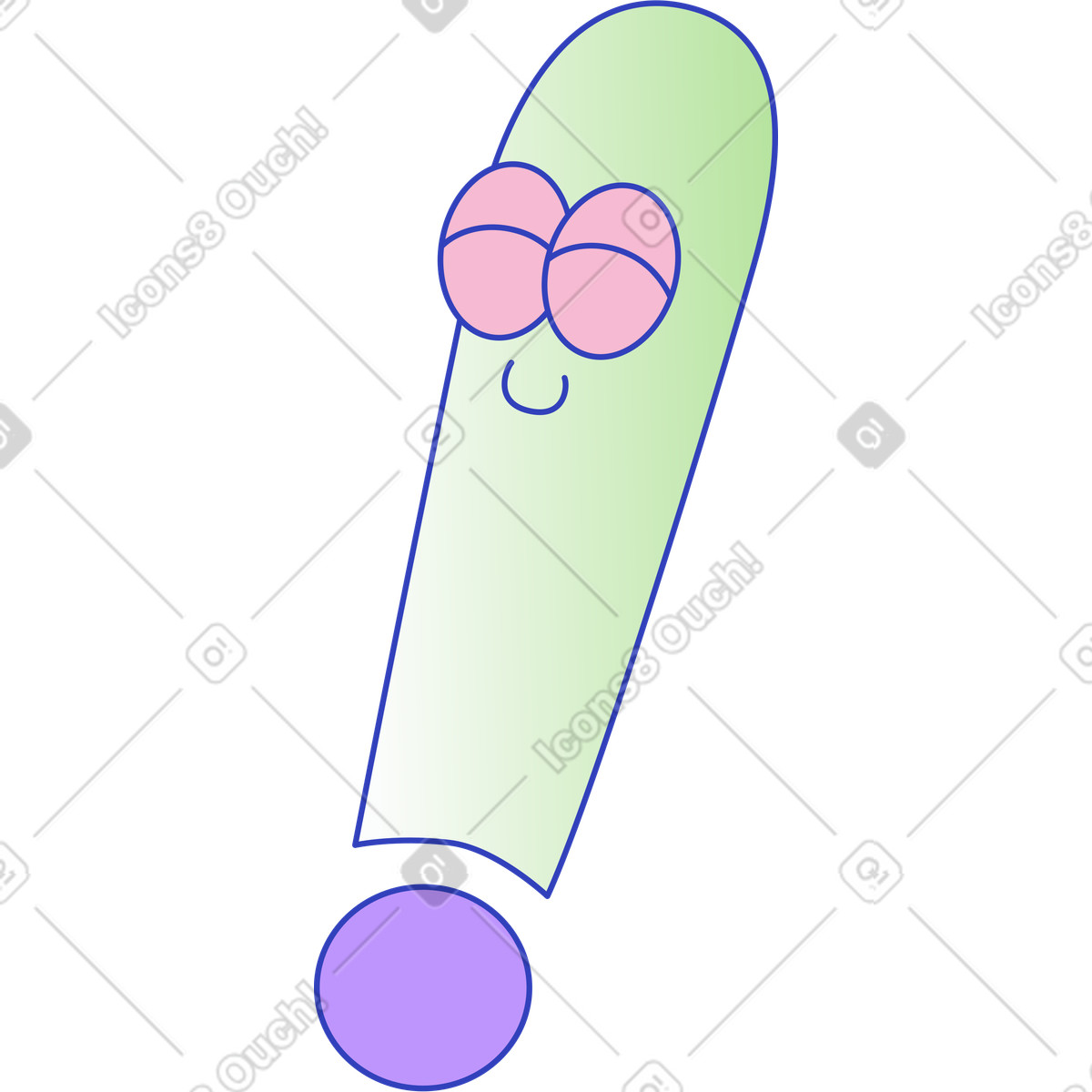 Illustration Alerte importante dans le style Eyeful à télécharger aux formats PNG, SVG