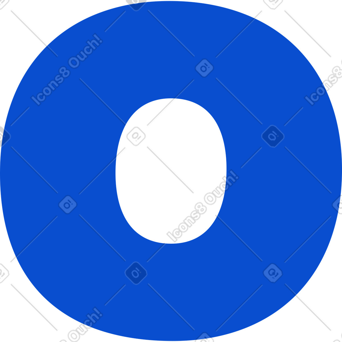 Ilustração de Numero zero em no estilo Tiny para baixar em PNG, SVG
