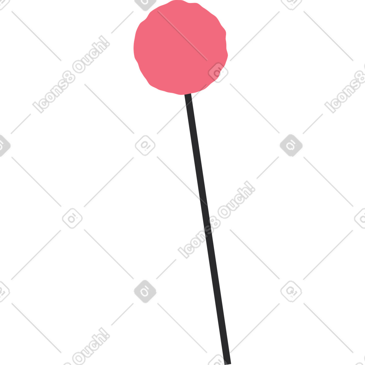 Fiore illustrazione in stile Pablo scarica in PNG, SVG