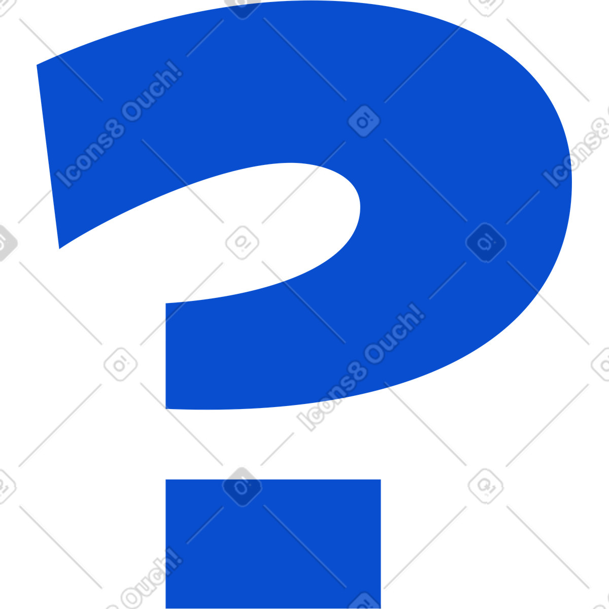 下载 Tiny 风格的 问号 插画，支持 PNG、SVG 格式