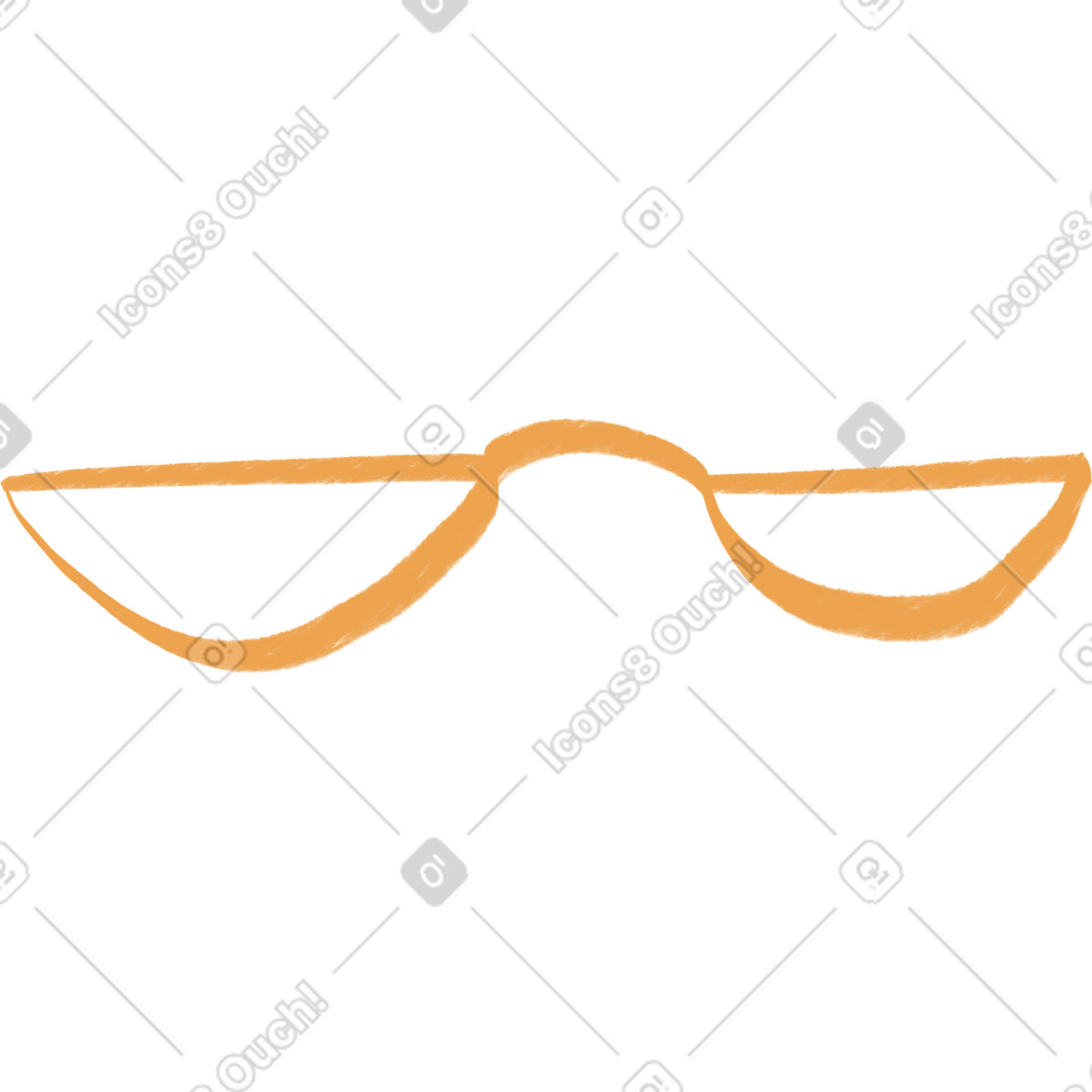 下载 Lumiere 风格的 Golden glasses 插画，支持 PNG、SVG 格式