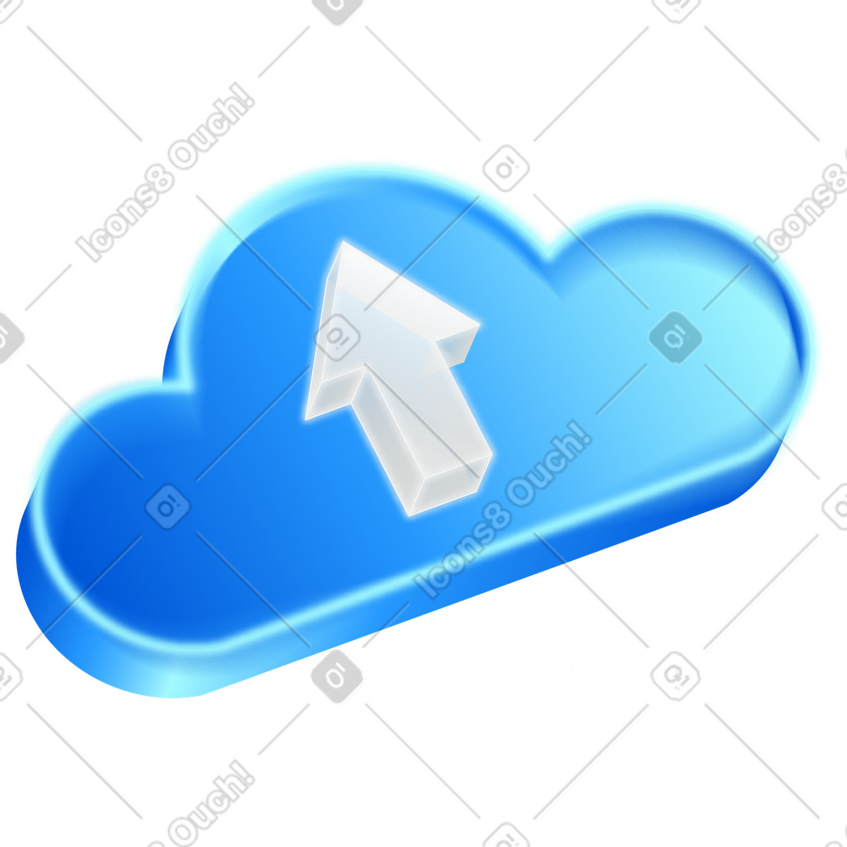 Illustration Nuage dans le style Burst à télécharger aux formats PNG, SVG
