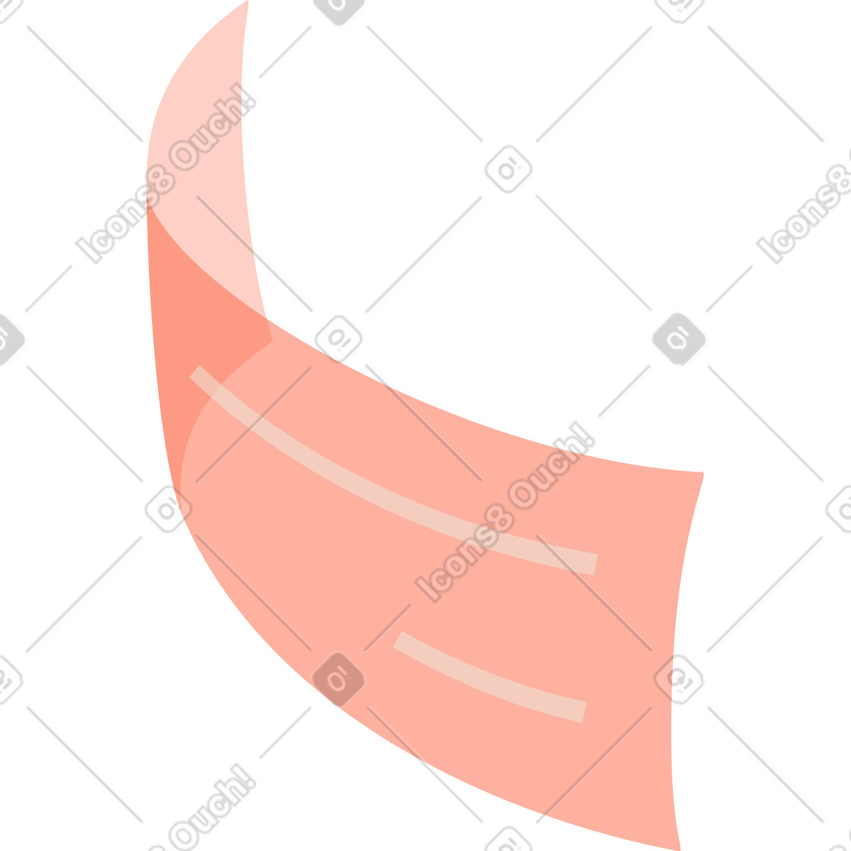 Ilustração de Banner virtual vermelho em no estilo Social para baixar em PNG, SVG