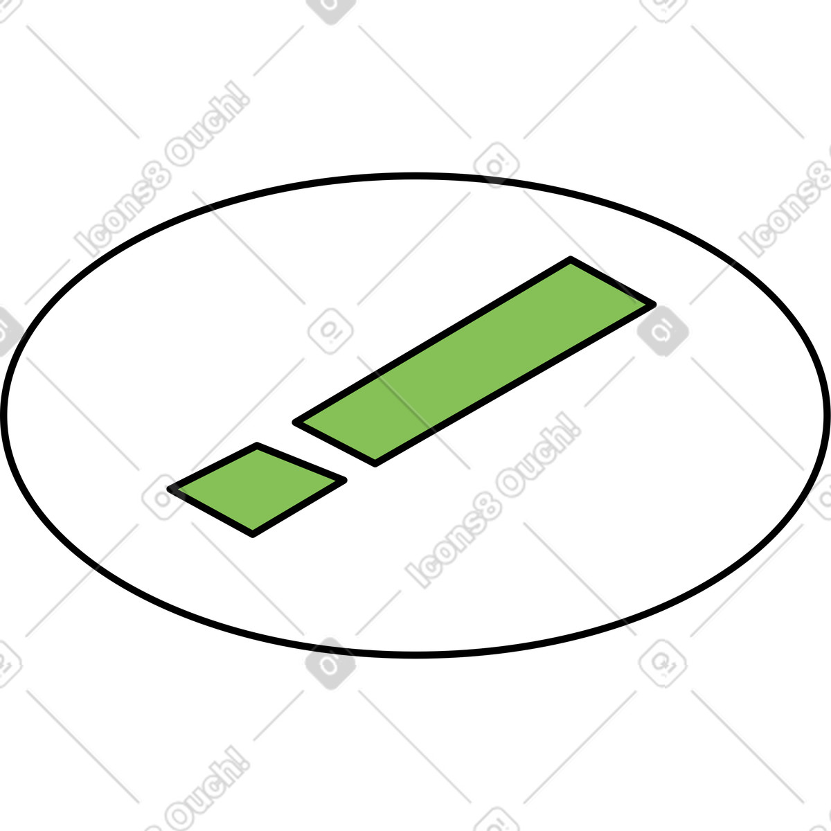 Иллюстрация Значок напоминания в стиле Isometric — скачать в форматах PNG, SVG